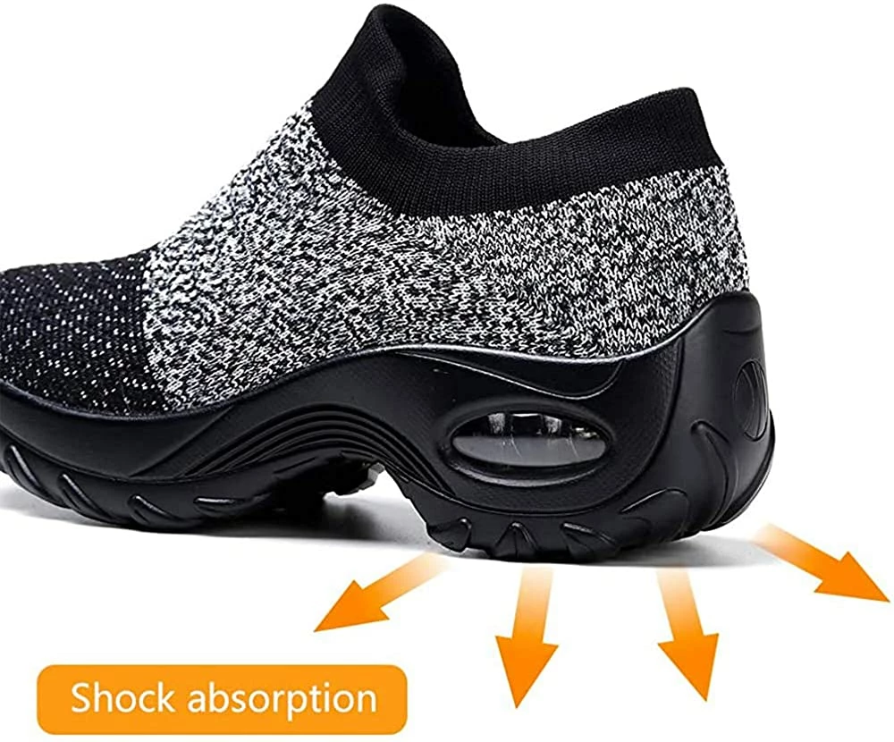 Nuheel® Woman Womens Cushion Walking Shoes Sock Sneakers Tennis Shoes 9 Nuheel® Woman Womens Cushion Walking Shoes Sock Sneakers Tennis Shoes
