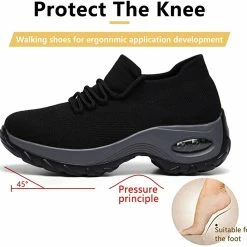 Nuheel® Woman Womens Cushion Walking Shoes Sock Sneakers Tennis Shoes 138 Nuheel® Woman Womens Cushion Walking Shoes Sock Sneakers Tennis Shoes