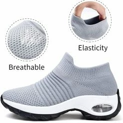 Nuheel® Woman Womens Cushion Walking Shoes Sock Sneakers Tennis Shoes 159 Nuheel® Woman Womens Cushion Walking Shoes Sock Sneakers Tennis Shoes
