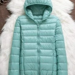 Nuheel® Nuheel Hooded Down Jacket Ultralight Women's Short