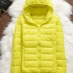 Nuheel® Nuheel Hooded Down Jacket Ultralight Women's Short