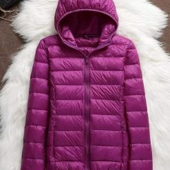 Nuheel® Nuheel Hooded Down Jacket Ultralight Women's Short