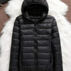 Nuheel® Nuheel Hooded Down Jacket Ultralight Women's Short