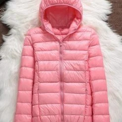 Nuheel® Nuheel Hooded Down Jacket Ultralight Women's Short