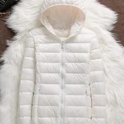 Nuheel® Nuheel Hooded Down Jacket Ultralight Women's Short