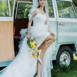 Nuheel® Nuheel Crystal Flower Bridal Shoes Satin Wedding Shoes For Bridal Silk Stilettos Nude Heels