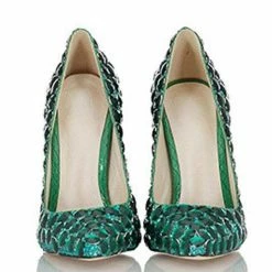 Nuheel® Nuheel Handmade Diamond Blue Heels Snake-Shaped Stilettos Bridal Shoes Sexy Wedding Shoes For Bride