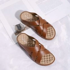 Nuheel® Women Wedge Sandals Platform Shoes Beach Walking Anti-Slip Flat Woman 33 Nuheel® Women Wedge Sandals Platform Shoes Beach Walking Anti-Slip Flat Woman