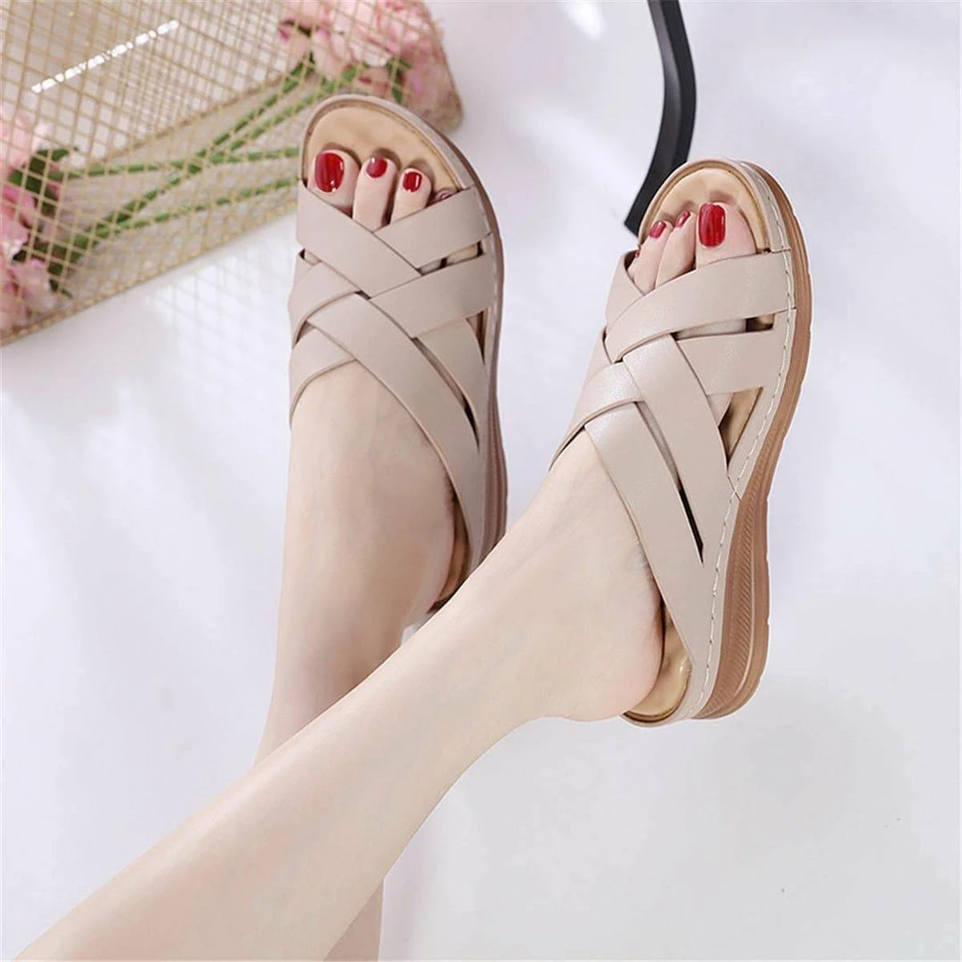 Nuheel® Women Wedge Sandals Platform Shoes Beach Walking Anti-Slip Flat Woman 16 Nuheel® Women Wedge Sandals Platform Shoes Beach Walking Anti-Slip Flat Woman