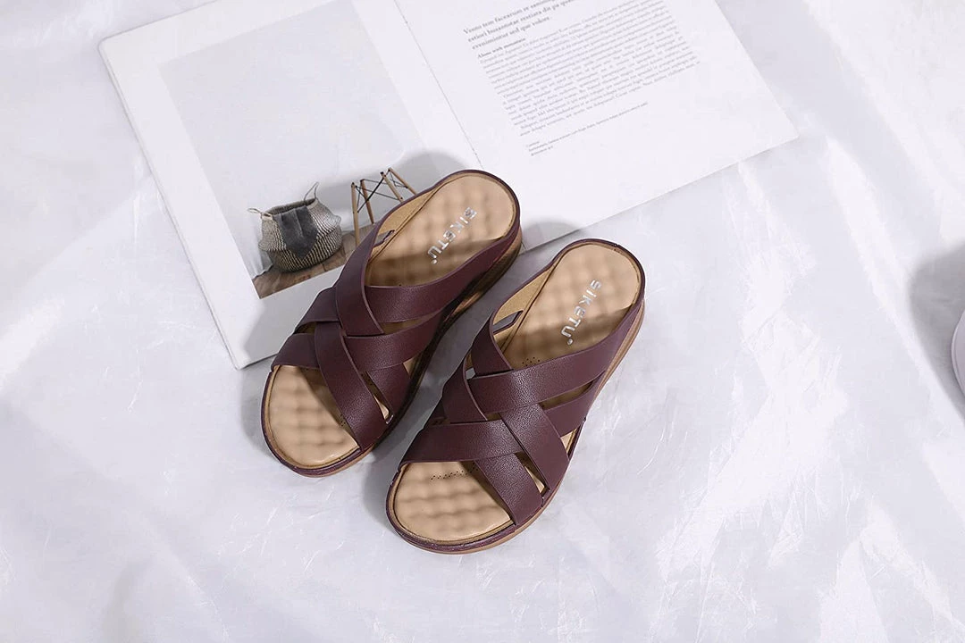 Nuheel® Women Wedge Sandals Platform Shoes Beach Walking Anti-Slip Flat Woman 19 Nuheel® Women Wedge Sandals Platform Shoes Beach Walking Anti-Slip Flat Woman