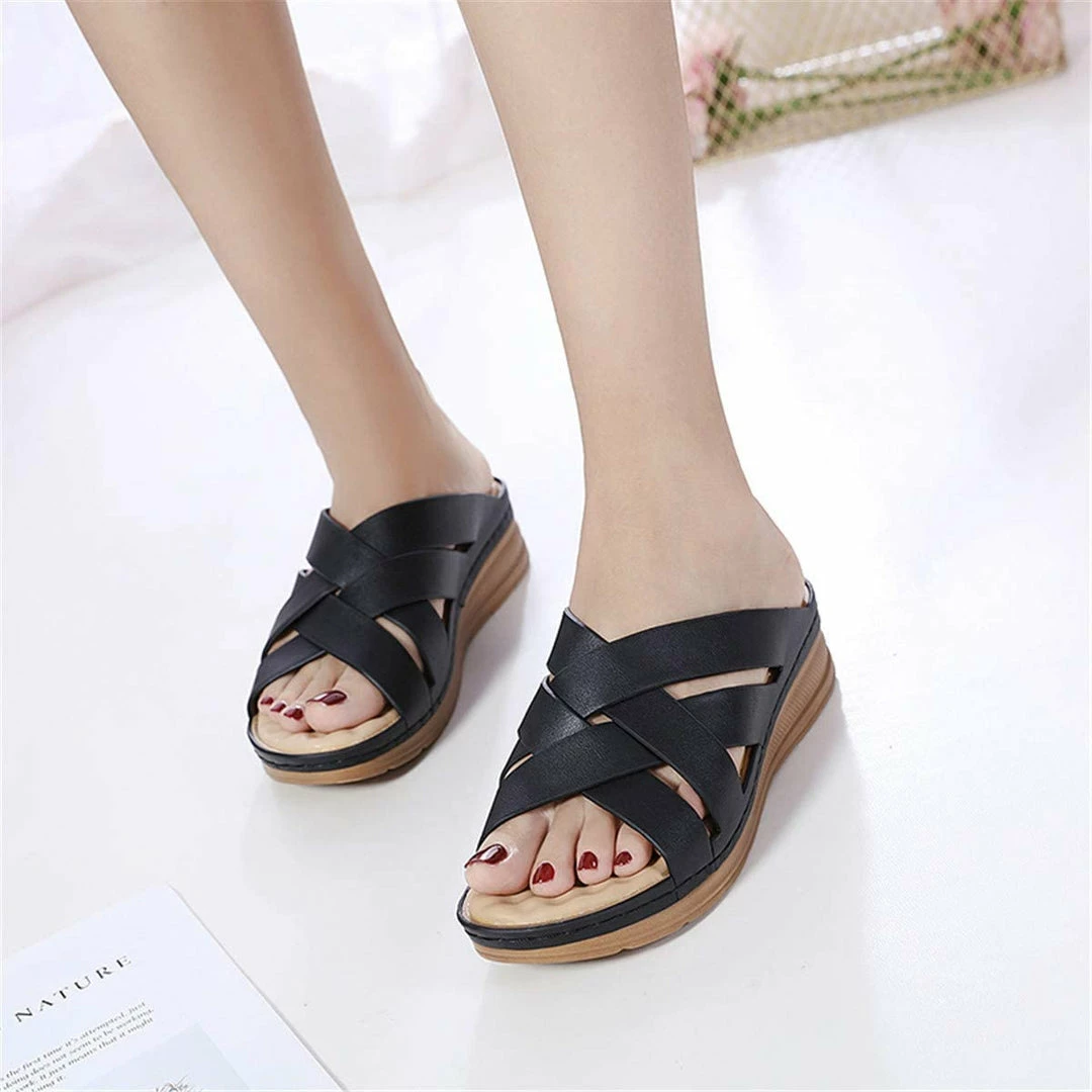 Nuheel® Women Wedge Sandals Platform Shoes Beach Walking Anti-Slip Flat Woman 29 Nuheel® Women Wedge Sandals Platform Shoes Beach Walking Anti-Slip Flat Woman
