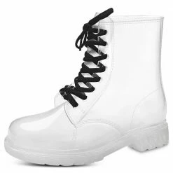 Nuheel® Nuheel Clear Rain Boots Creative Martin Boots Fashionable Rain Boots Women High-quality Rubber Boots