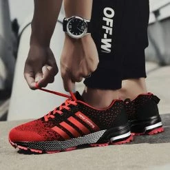 Nuheel® Nuheel Couple Knit Sneakers Breathable Running Shoes Walking Shoes