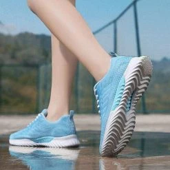 Nuheel® Woman Nuheel Simple Pure Color Couple Knit Shoes Breathable Walking Shoes 27 Nuheel® Woman Nuheel Simple Pure Color Couple Knit Shoes Breathable Walking Shoes