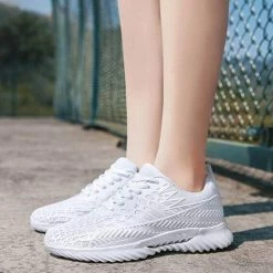 Nuheel® Woman Nuheel Simple Pure Color Couple Knit Shoes Breathable Walking Shoes 22 Nuheel® Woman Nuheel Simple Pure Color Couple Knit Shoes Breathable Walking Shoes