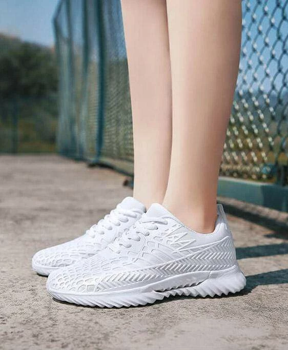 Nuheel® Woman Nuheel Simple Pure Color Couple Knit Shoes Breathable Walking Shoes 7 Nuheel® Woman Nuheel Simple Pure Color Couple Knit Shoes Breathable Walking Shoes