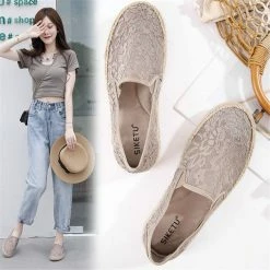 Nuheel® Women's Casual Loafers Slip On Flats Shoes Round Toe Moccasins Wild Breathable Woman 42 Nuheel® Women's Casual Loafers Slip On Flats Shoes Round Toe Moccasins Wild Breathable Woman