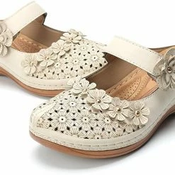 Nuheel® Women's Clogs Leather Slippers Leather Slip On Mules Flat Sandals 89 Nuheel® Women's Clogs Leather Slippers Leather Slip On Mules Flat Sandals