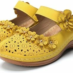 Nuheel® Women's Clogs Leather Slippers Leather Slip On Mules Flat Sandals 99 Nuheel® Women's Clogs Leather Slippers Leather Slip On Mules Flat Sandals