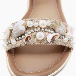 Nuheel® Woman Women's Gladiator Flat Sandals Roman Flip Flops Shoes Sandals With Zipper