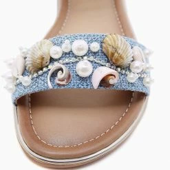 Nuheel® Woman Women's Gladiator Flat Sandals Roman Flip Flops Shoes Sandals With Zipper