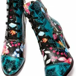 Nuheel® Woman Womens Ankle Boots Leather Winter Fur Lined Boots High Block Heel