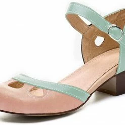 Nuheel® Women Leather Pumps Shoes Block Heel Mary Jane Pumps 44 Nuheel® Women Leather Pumps Shoes Block Heel Mary Jane Pumps