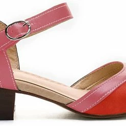 Nuheel® Women Leather Pumps Shoes Block Heel Mary Jane Pumps 41 Nuheel® Women Leather Pumps Shoes Block Heel Mary Jane Pumps