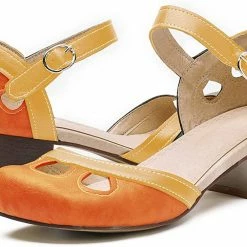 Nuheel® Women Leather Pumps Shoes Block Heel Mary Jane Pumps 59 Nuheel® Women Leather Pumps Shoes Block Heel Mary Jane Pumps