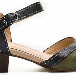 Nuheel® Women Leather Pumps Shoes Block Heel Mary Jane Pumps 69 Nuheel® Women Leather Pumps Shoes Block Heel Mary Jane Pumps