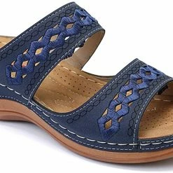 Nuheel® Womens Wedges Sandals Summer Comfort Open Toe Casual Wedges Sandals