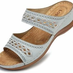 Nuheel® Womens Wedges Sandals Summer Comfort Open Toe Casual Wedges Sandals